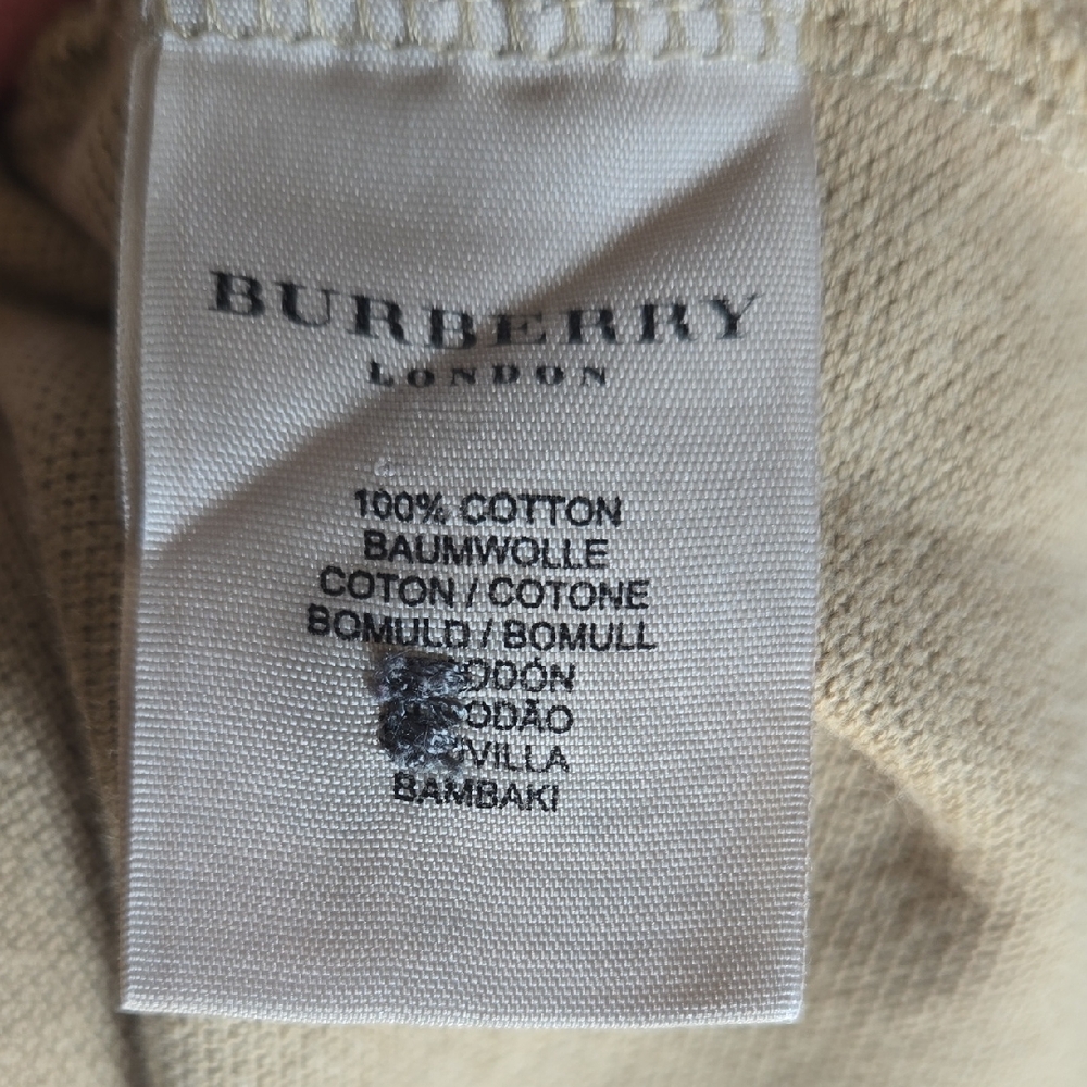 Burberry Light Tan Polo Shirt - Picture 9 of 10
